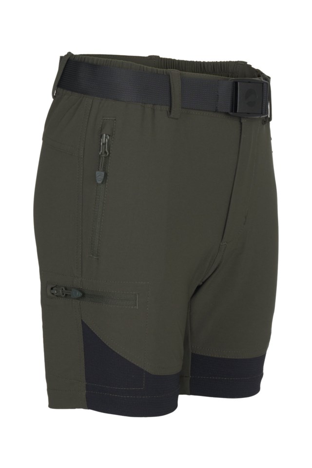 Fauskånebba turshorts barn 8-14 Green|Black Barn - 1
