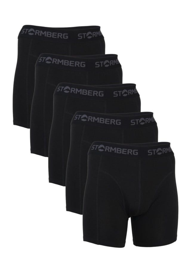 Fjellnut lang bomull boxershorts 5-pack