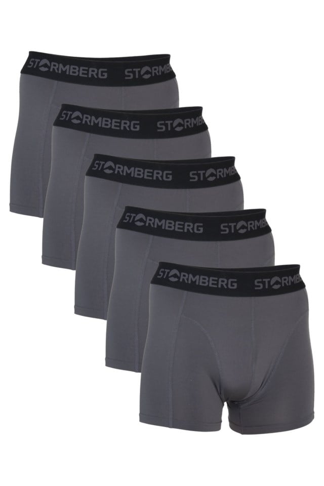 Sognefjord boxer 5-pack Grey Herre - 1