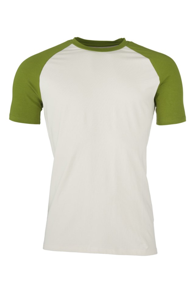 Elvestein stretch t-skjorte Beige|Green Herre - 1
