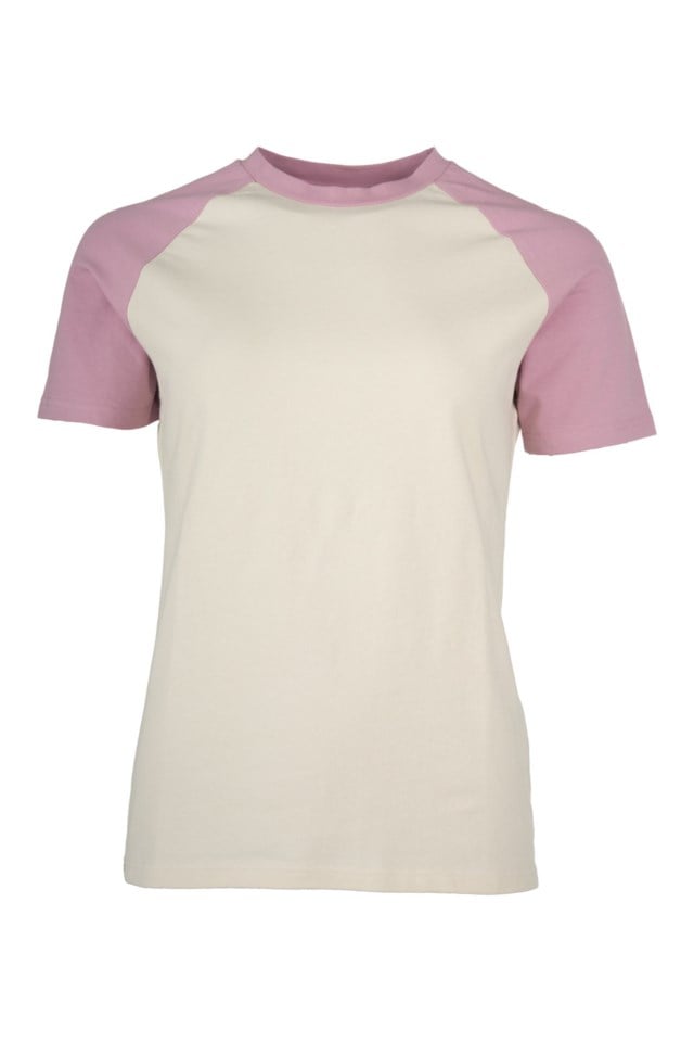 Elvestein stretch t-skjorte Beige|Pink Dame - 1