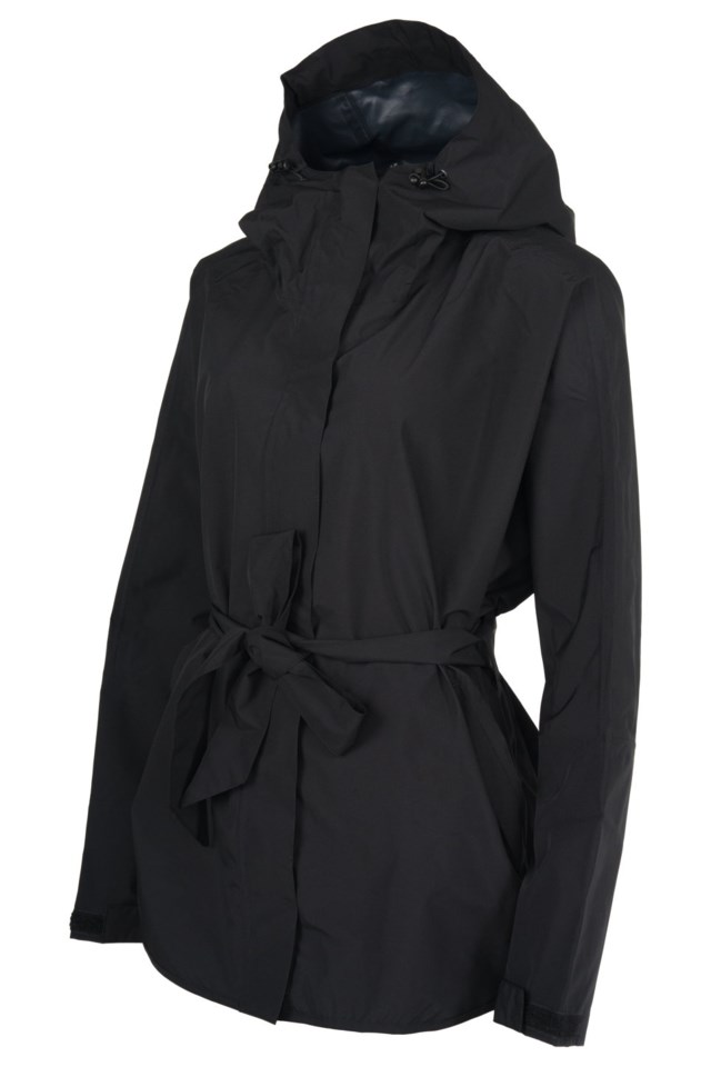 Henningsvær kort skalljakke Black Dame - 1