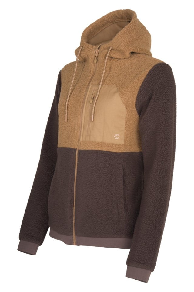 Østerdalen sherpa hettegenser Brown Dame - 1