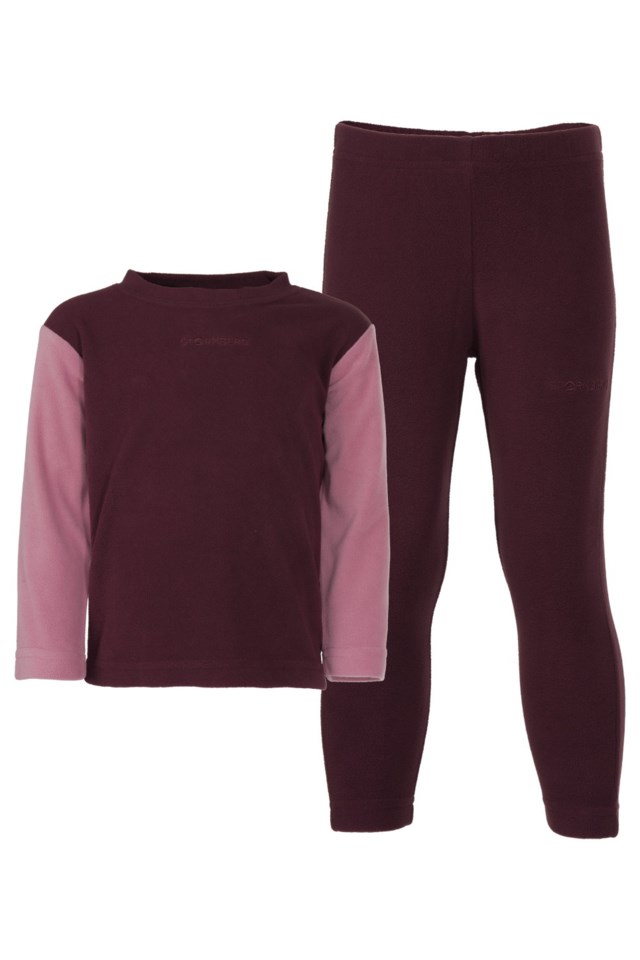 Lillesky fleecesett barn 1-7 Purple Barn - 1