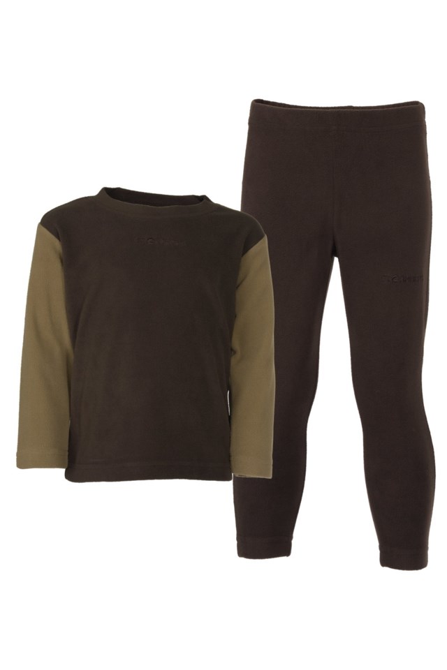 Lillesky fleecesett barn 1-7 Brown|Green Barn - 1