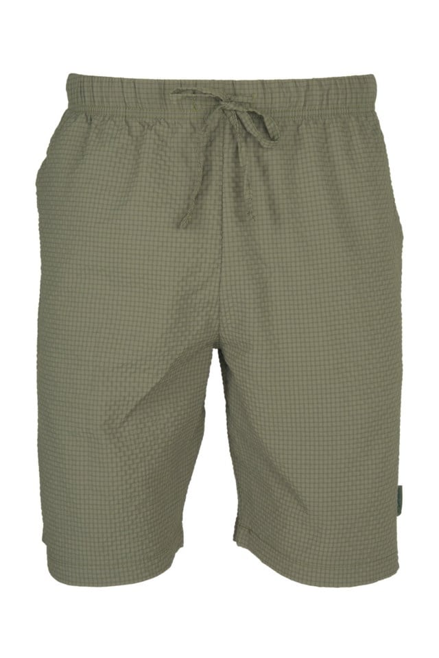 Klepp shorts i krepp Green Herre - 1