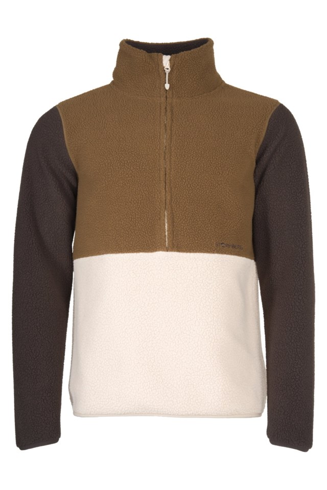 Drivdalen sherpa Half Zip genser Brown Herre - 1