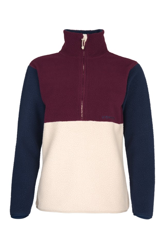 Drivdalen sherpa Half Zip genser Beige|Red|Blue Dame - 1