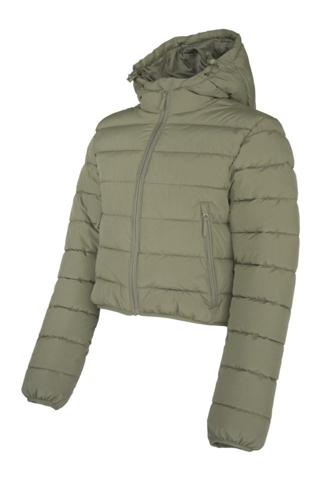 Nordtoppen kort vinterjakke Green Dame - 1