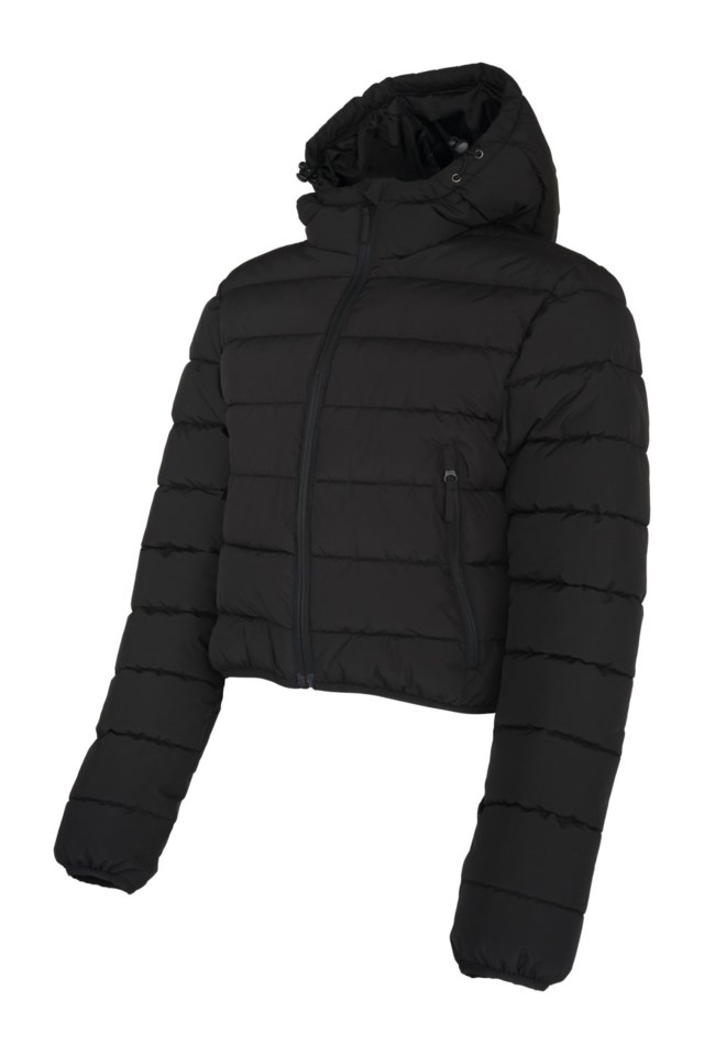 Nordtoppen kort vinterjakke Black Dame - 1