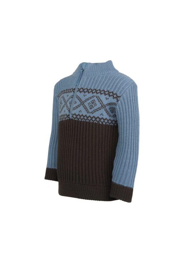Voss Half Zip strikkegenser barn 1-7