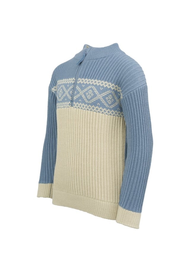 Voss Half Zip strikkegenser barn 8-14