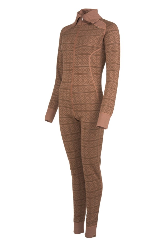 Rauland 2-lags ulldress Brown Dame - 1
