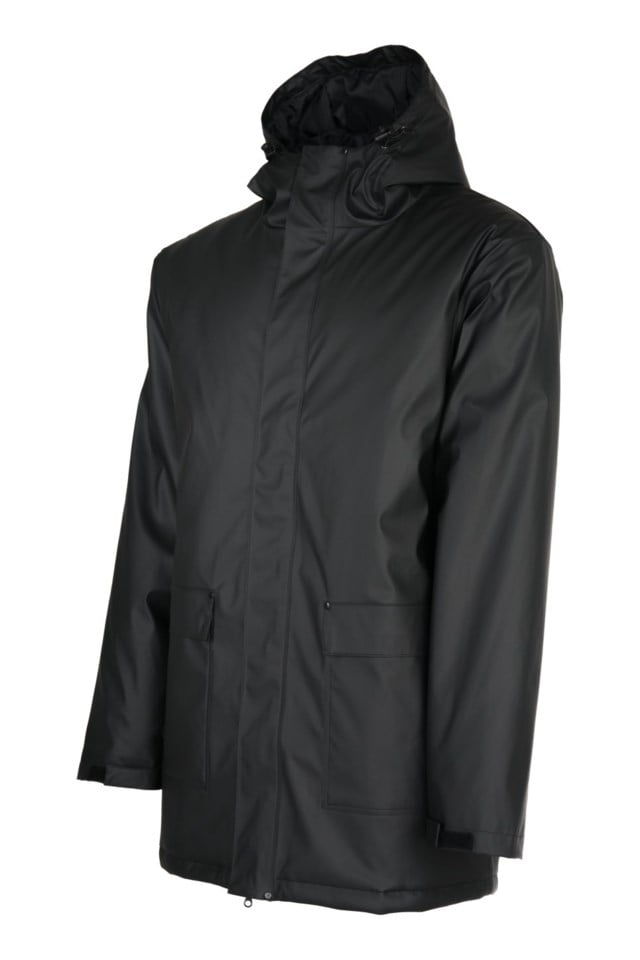 Vesthav vattert regnparkas Black Unisex - 1