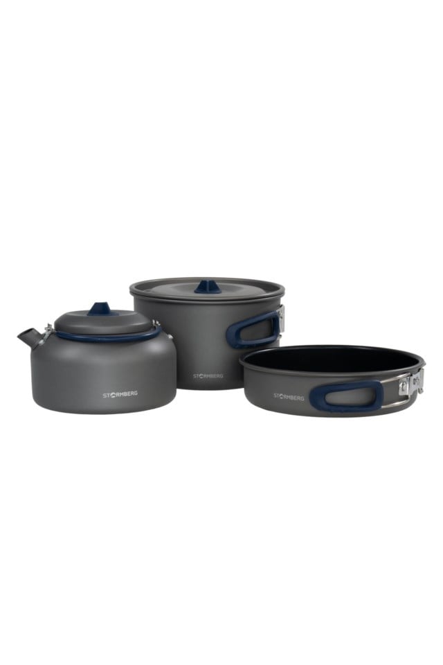Stetind aluminium nonstick kjelesett – 3 deler Grey Turutstyr - 1