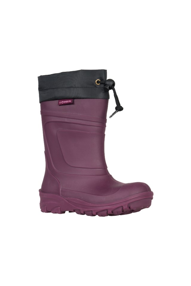 Frostheim fôret gummistøvel barn/junior Purple Barn - 1