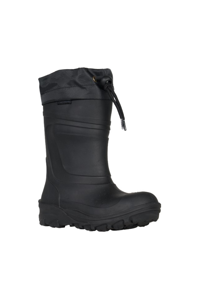 Frostheim fôret gummistøvel barn/junior Black Barn - 1
