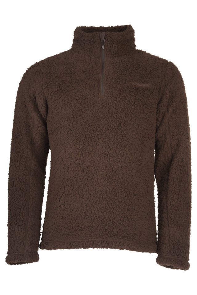 Hamarli Half Zip sherpagenser Brown Herre - 1