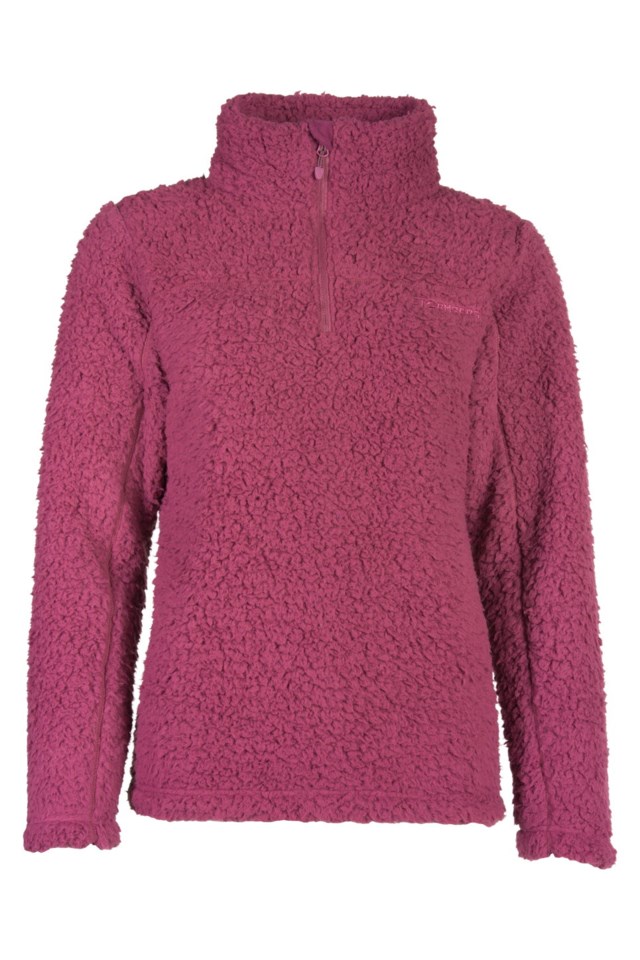Hamarli Half Zip sherpagenser Pink Dame - 1