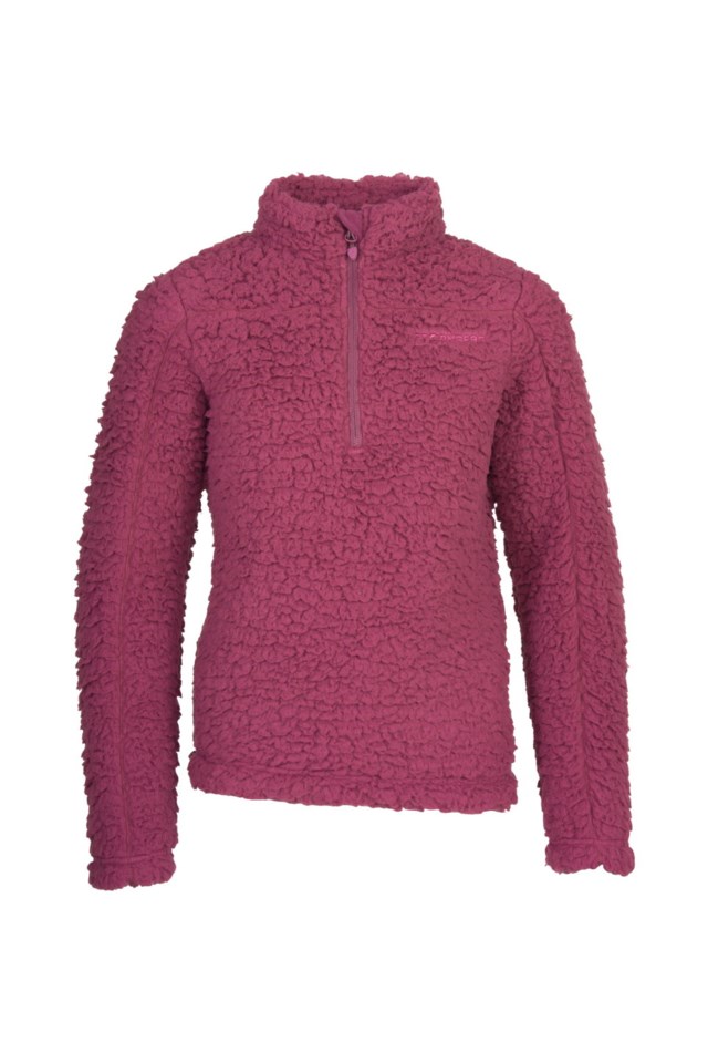Hamarli Half Zip sherpagenser barn 8-14 Pink Barn - 1