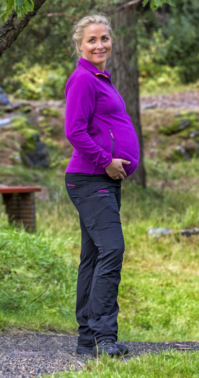 Mobudalen MOM vattert bukse Jet Black - 1