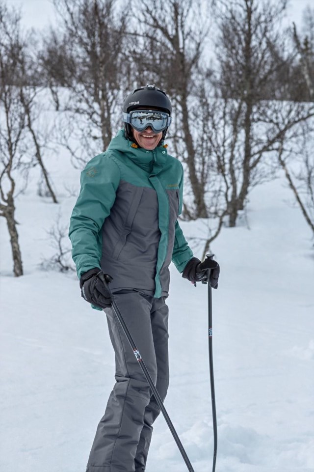 Hovden vattert bukse Ebony Grey/Black - 1