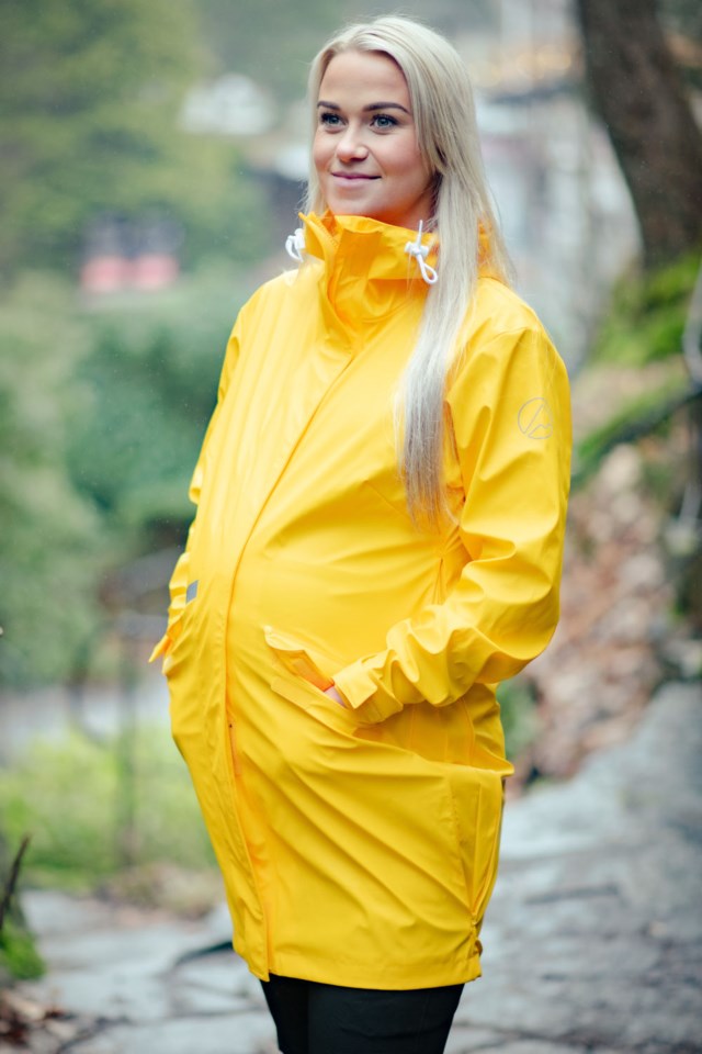 Marinmo MOM regnkåpe Lemon chrome - 1