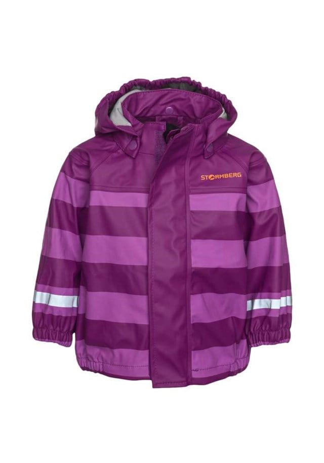 Sprute regnjakke barn 1-7 Pink|Purple Barn - 1