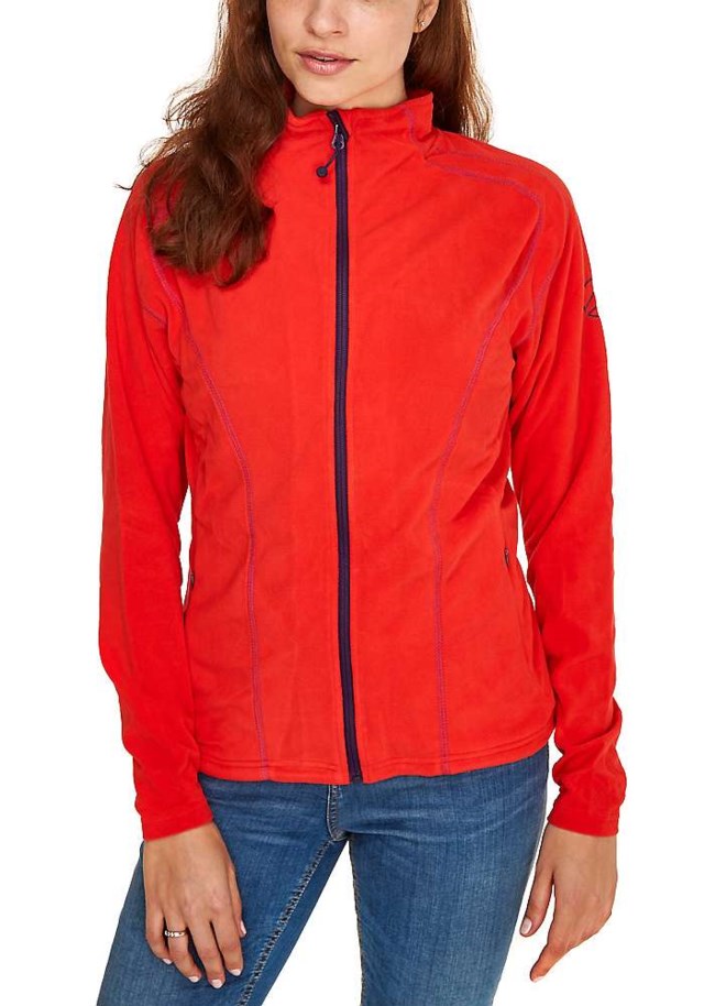 Vigør fleecejakke Fiery Red - 1