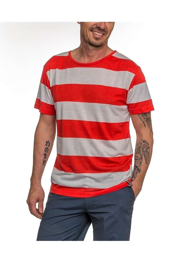 Fidje t-skjorte White|Red Unisex - 1