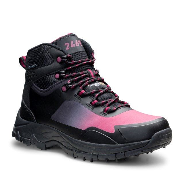 Frostfjell vanntett piggsko dame black/purple - 1