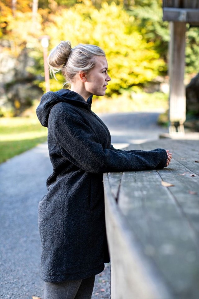 Bremsnes parkas Black|Grey Dame - 1