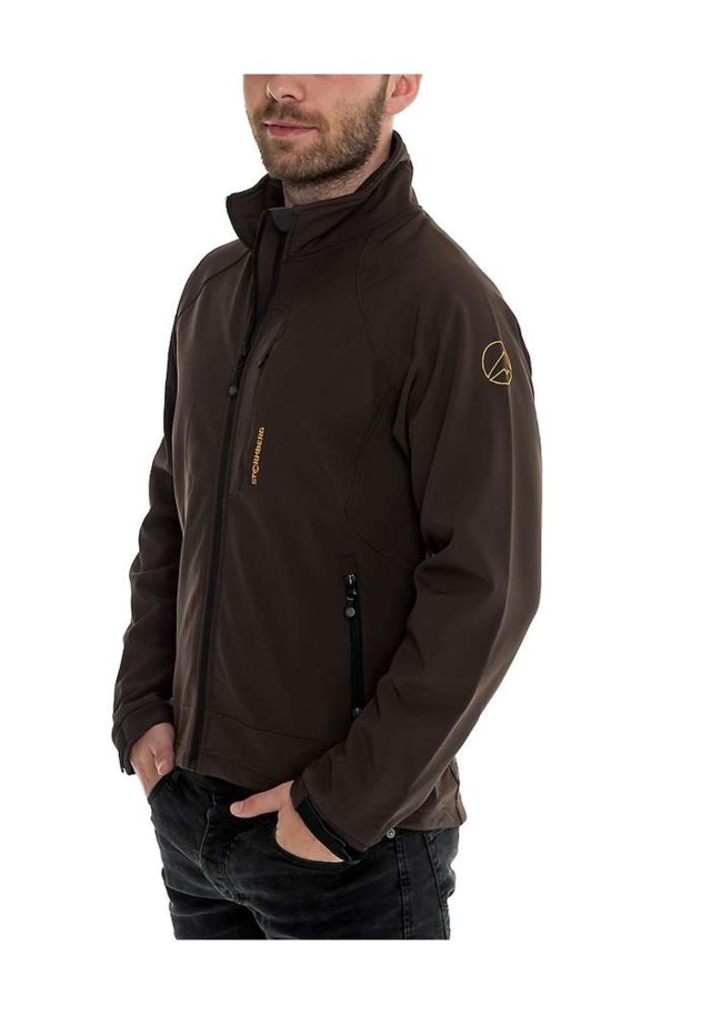Lende softshell jakke Brown - 1