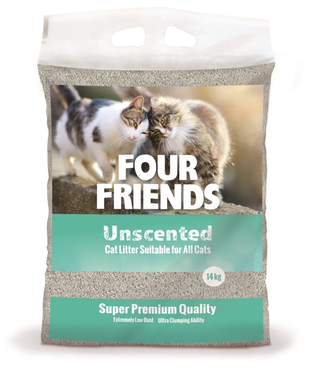 Fourfriends cat litter unscented 14kg No color - 1