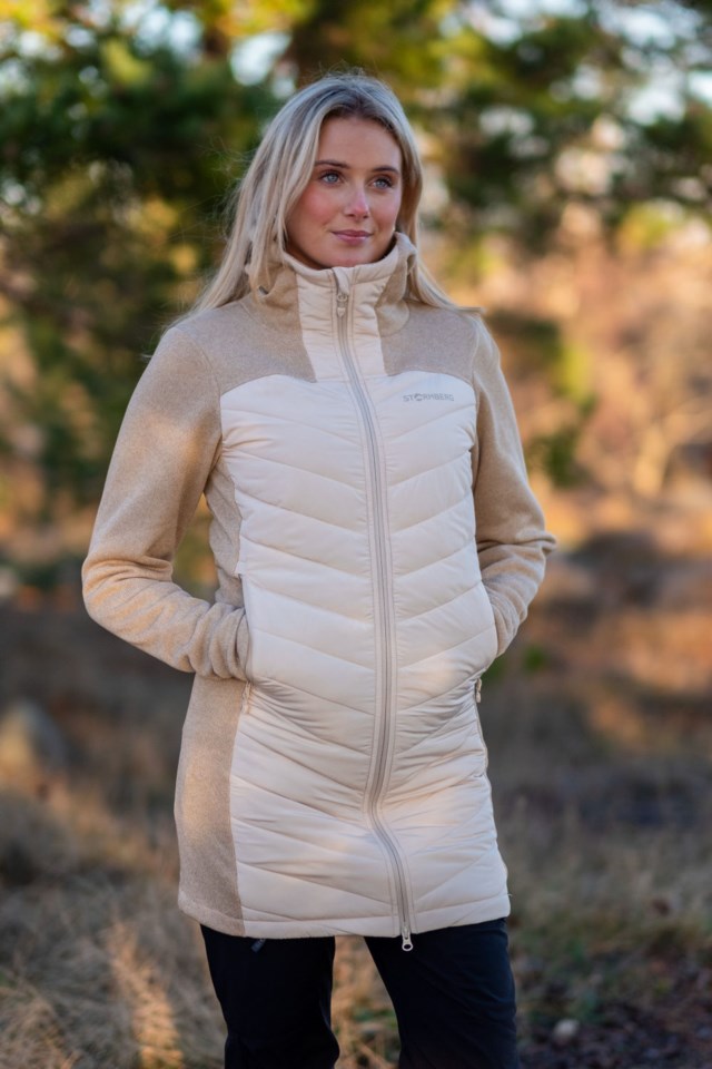 Stave hybrid parkas White Pepper / Sandshell - 1