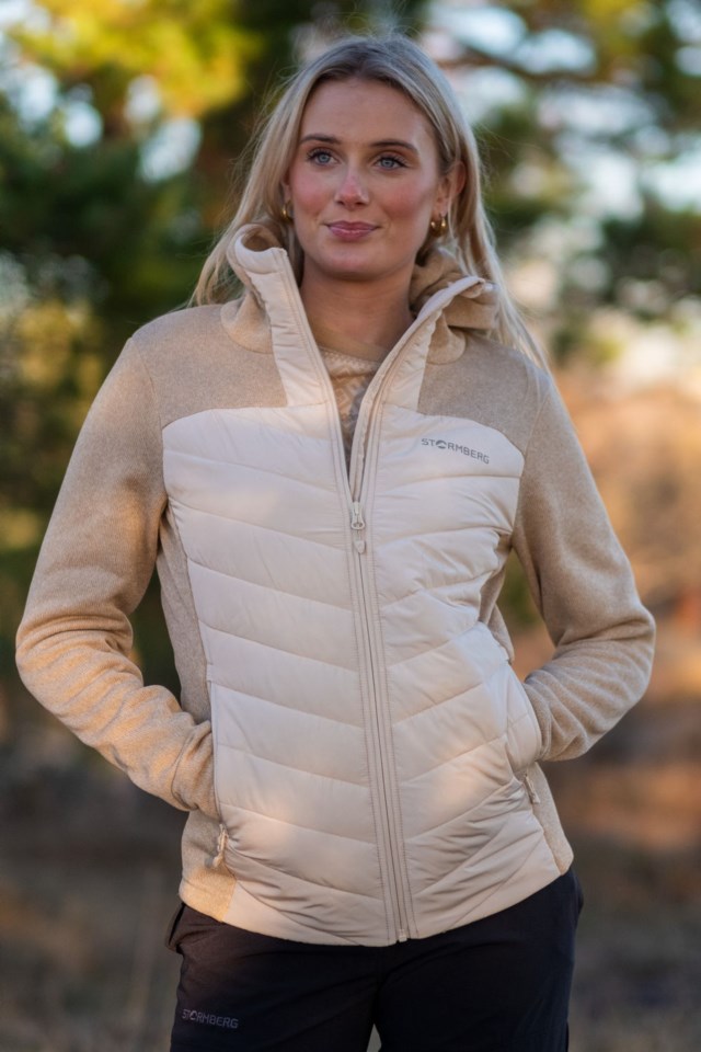 Stave resirkulert hybridjakke Beige Dame - 1