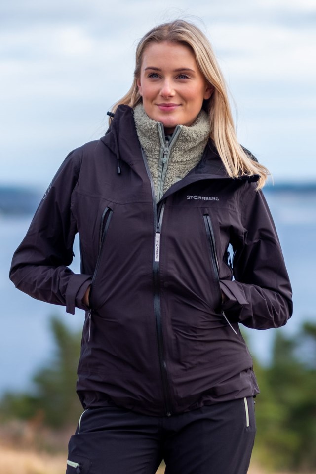 Biegga resirkulert skalljakke Jet Black - 1