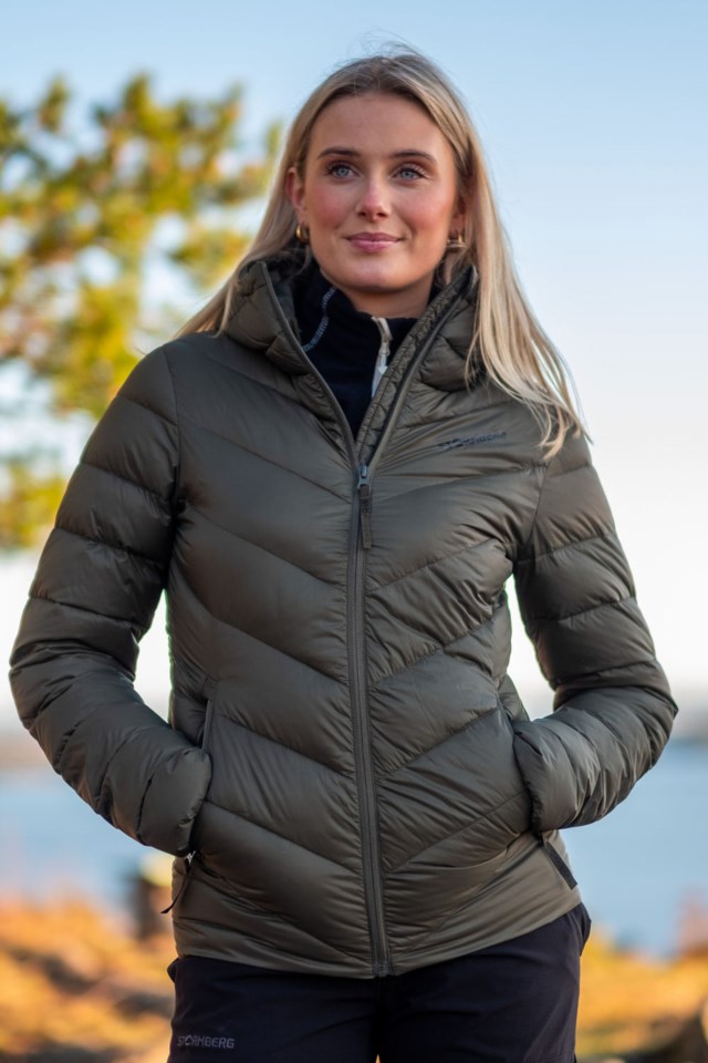 Nordfjell dunjakke Green Dame - 1