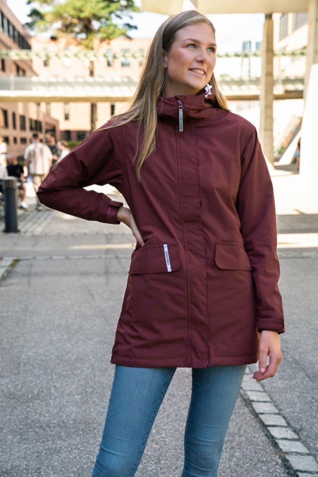 Bjorfjord resirkulert parkas Red Dame - 1