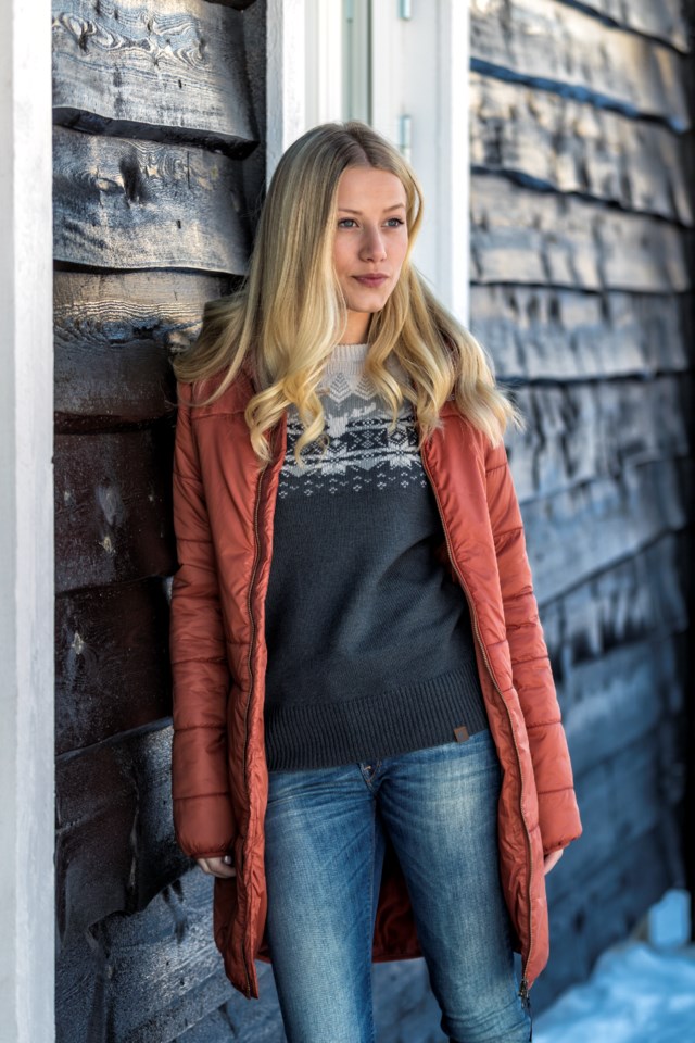 Nyborg vattert parkas Picante Red - 1