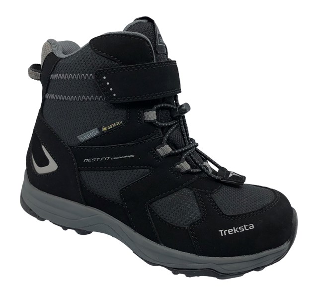 Treksta Arrow GoreTex vinterstøvel barn Jet Black/Ebony grey - 1