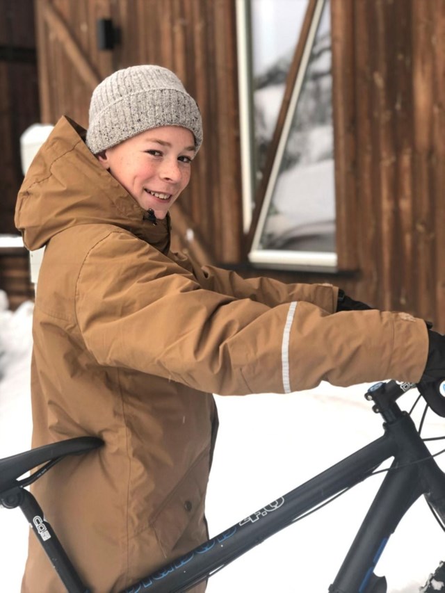 Bruskeland parkas barn 8-14 Brown Barn - 1