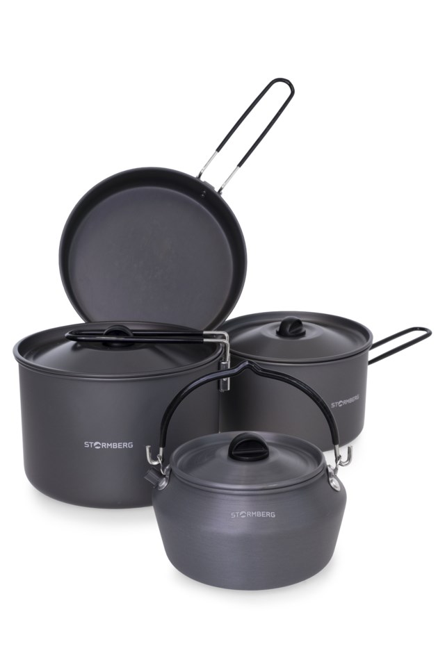 Kronfjell kokesett, 7 deler Grey Utstyr - 1