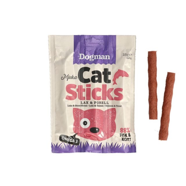 Dogman Cat sticks med laks og ørret Ørret - 1