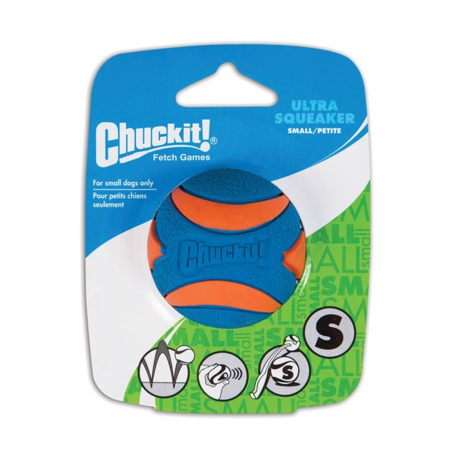 Chuckit ultra squeaker ball S Blå - 1