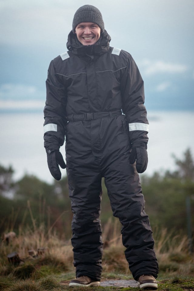 Nordlys resirkulert termodress Black Herre - 1