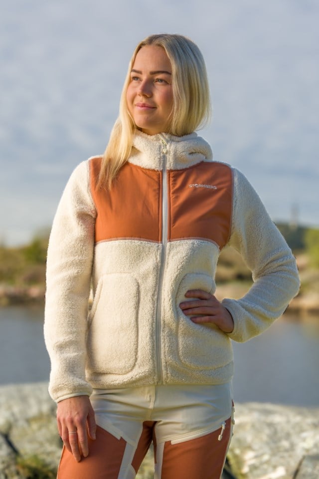 Trollheimen hybrid sherpajakke Turtledove / Sunburn - 1