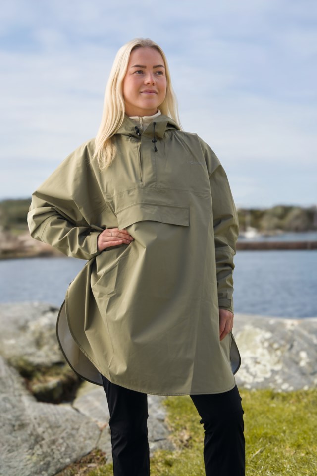 Tromsø skallponcho Green Unisex - 1