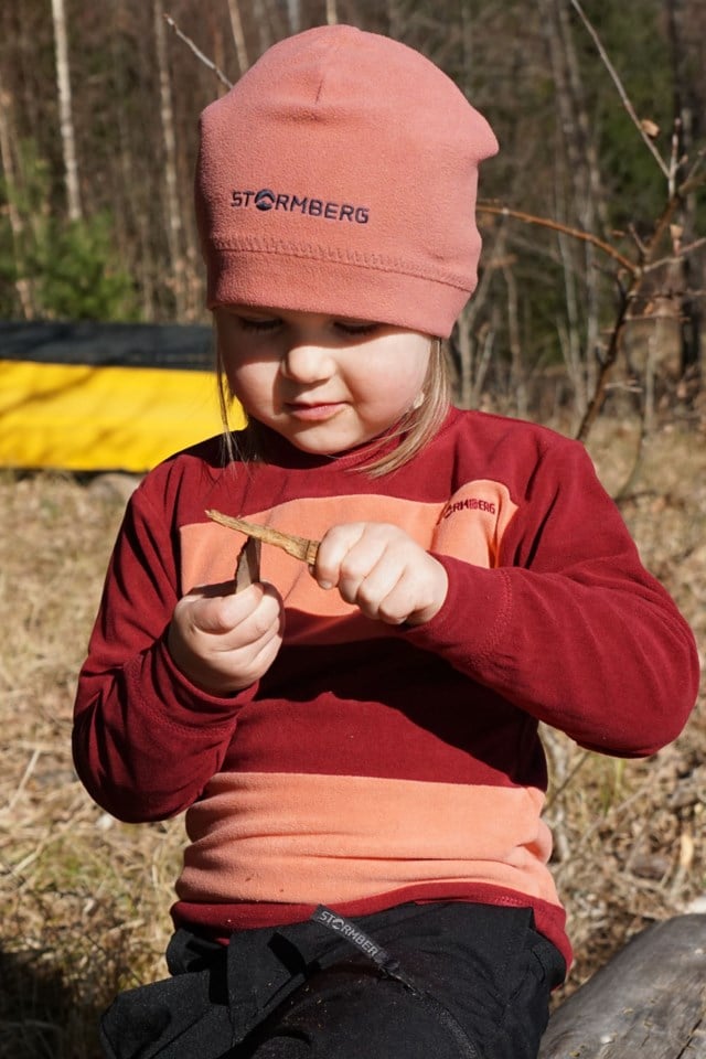 Labbe resirkulert fleecegenser barn 1-7 Red Barn - 1