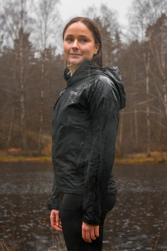 Lærdal fôret skalljakke Jet Black - 1